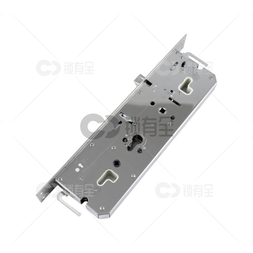 霸王锁体-40*388方双  全钢齿轮指纹锁密码锁电子锁防盗门锁体--B级可拆勾   半开叉通芯双快双活不锈铁 防撞防卡