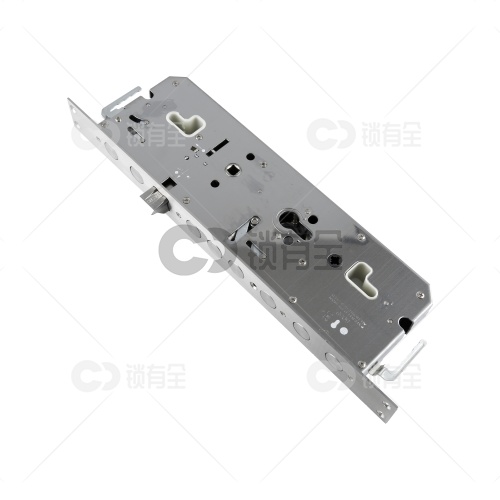 霸王锁体-40*388方双  全钢齿轮指纹锁密码锁电子锁防盗门锁体--B级可拆勾   半开叉通芯双快双活不锈铁 防撞防卡