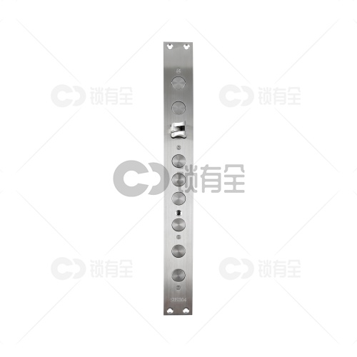 霸王锁体-40*388方双 全钢 指纹锁密码锁电子锁防盗门锁体-可拆勾   半开叉通芯双快双活不锈铁