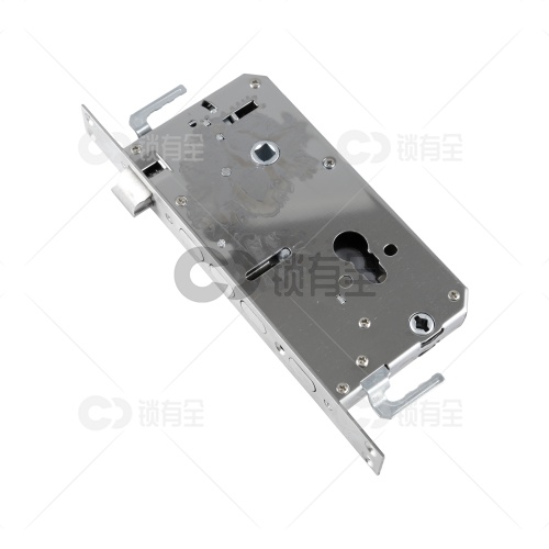 扁柱锁体-240*24全钢-可拆勾  指纹锁密码锁电子锁防盗门6068防卡指纹锁密码锁电子锁防盗门扁柱 双快双活 工字钢舌通芯不锈铁