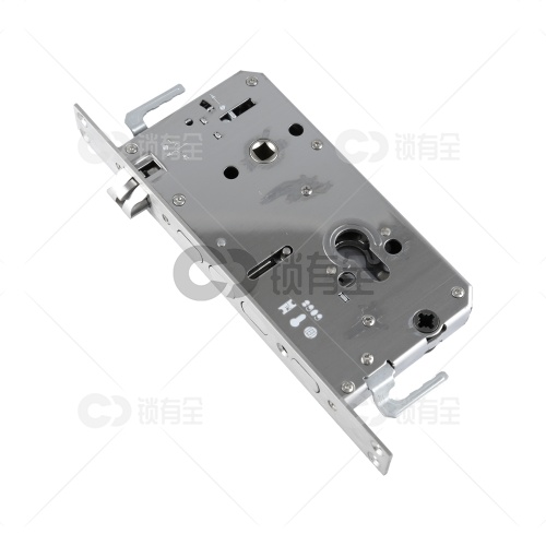 扁柱齿轮锁体-240*24全钢齿轮锁体-可拆钩 方双2.5-B级   半开叉通芯双快双活不锈铁 防撞防卡