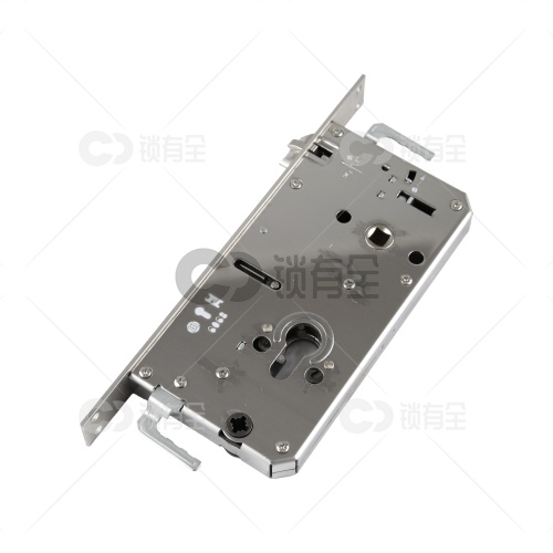 扁柱齿轮锁体-240*24全钢齿轮锁体-可拆钩 方双2.5-B级   半开叉通芯双快双活不锈铁 防撞防卡