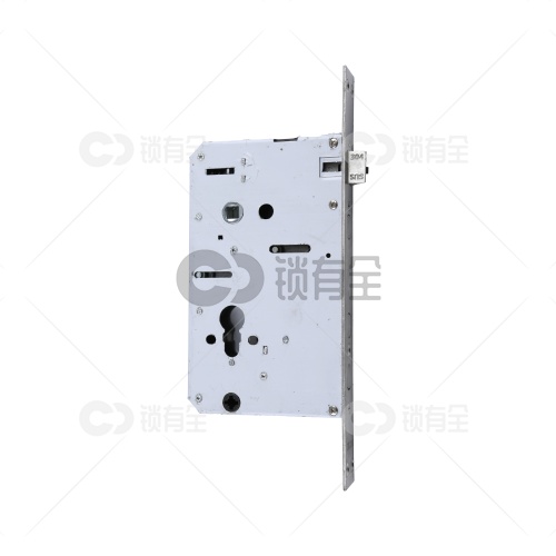 新款小帅锁体全钢-24*260/236方双-无钩 指纹锁密码锁电子锁防盗门锁体 半开叉通芯双活双快不锈钢