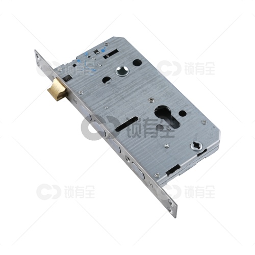 扁柱锁体-240*24半钢-无钩 指纹锁密码锁电子锁防盗门6068防卡通芯双活双快不锈钢