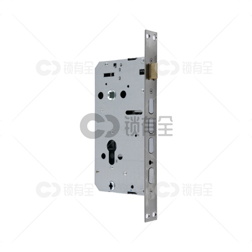 扁柱锁体-240*24半钢-无钩 指纹锁密码锁电子锁防盗门6068防卡通芯双活双快不锈钢