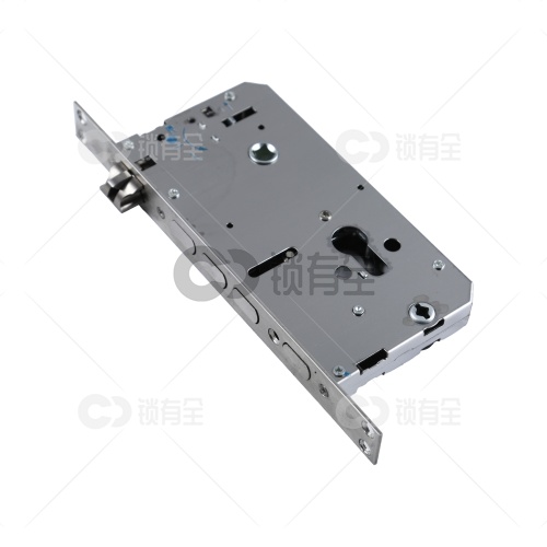 扁柱锁体-240*24全钢-无钩 指纹锁密码锁电子锁防盗门6068防卡通芯双活双快不锈钢