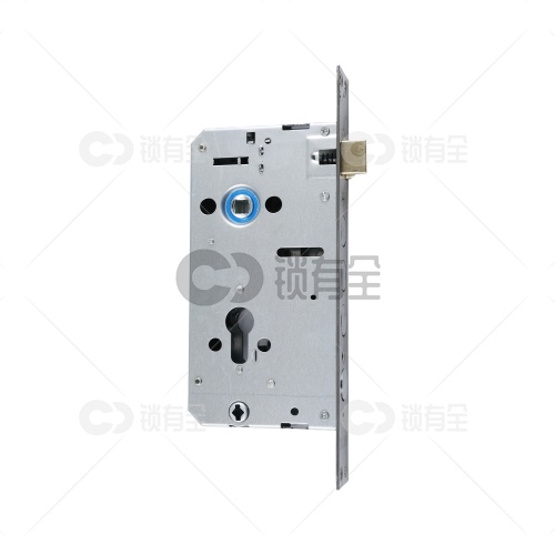 圆柱锁体-240*30半钢-无钩  圆柱指纹锁体