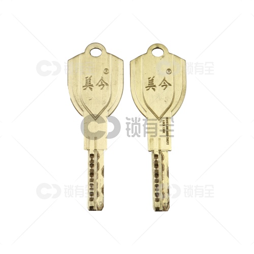 美今 超C级 以色列子母珠AB锁芯 防盗门锁芯  带8把钥匙  