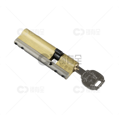 美今C级叶片内铣防敲断AB锁芯-铁钥匙 防盗门锁芯