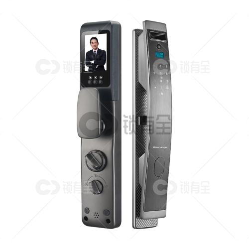 科桔Y2-EYE全自动指静脉猫眼智能锁-星空灰 刷卡防盗家用电子门锁智能锁