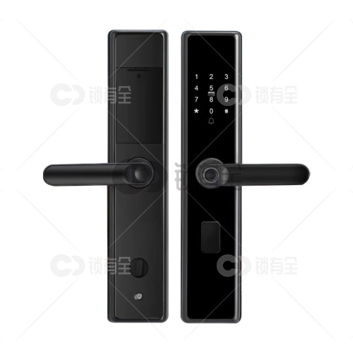 现代H5防水一握开半自动智能锁