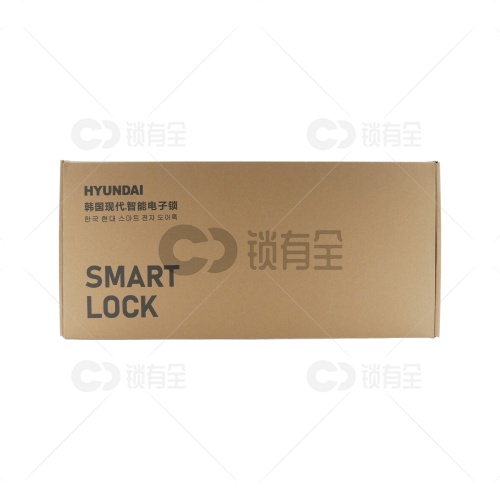 现代H5防水一握开半自动智能锁