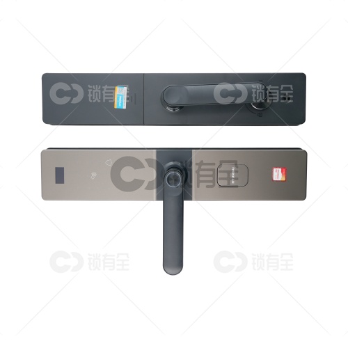 现代H5防水一握开半自动智能锁