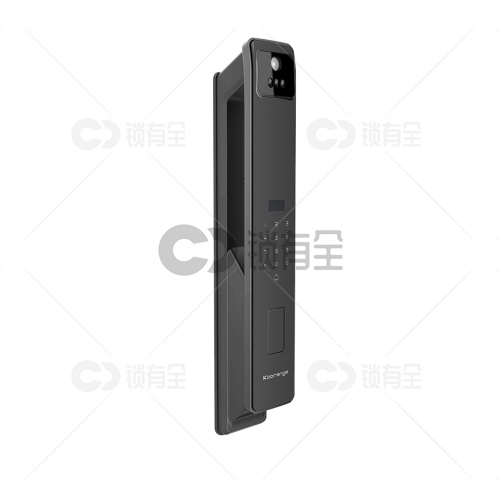 科桔-M5 PRO全自动人脸识别可视猫眼智能锁-黑色 刷卡防盗家用电子门锁智能锁