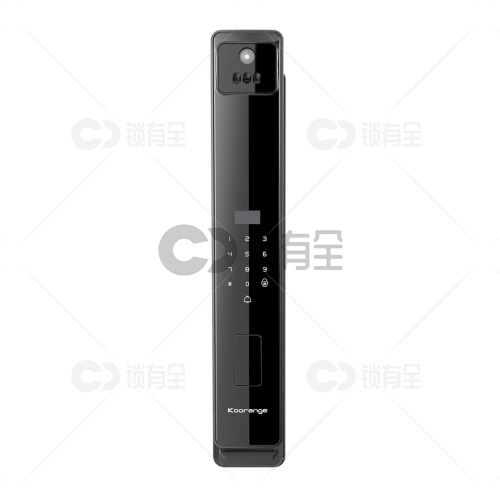 科桔-M5 PRO全自动人脸识别可视猫眼智能锁-黑色 刷卡防盗家用电子门锁智能锁