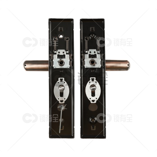 不锈钢面板-012双拉簧多功能拉手-红古铜 防盗门把手拉手执手 防盗门锁拉手 手柄