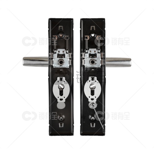 不锈钢面板-009双拉簧多功能拉手-银色 防盗门把手拉手执手 防盗门锁拉手 手柄