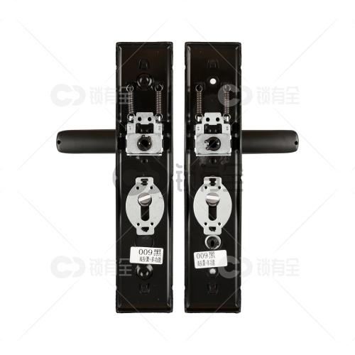 不锈钢面板-009双拉簧多功能拉手-灰色 防盗门把手拉手执手 防盗门锁拉手 手柄