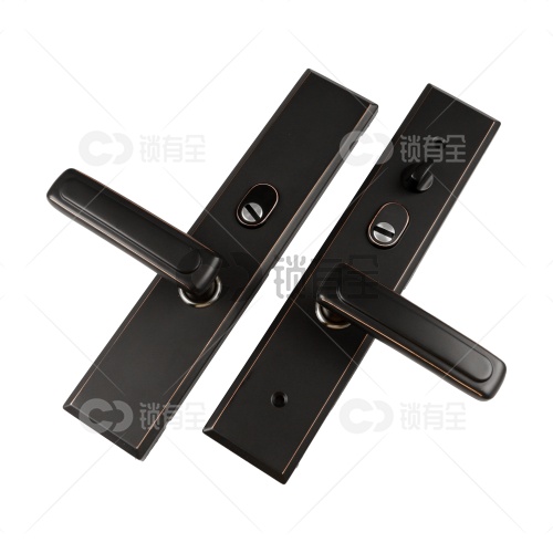 不锈钢面板-009双拉簧多功能拉手-灰色 防盗门把手拉手执手 防盗门锁拉手 手柄