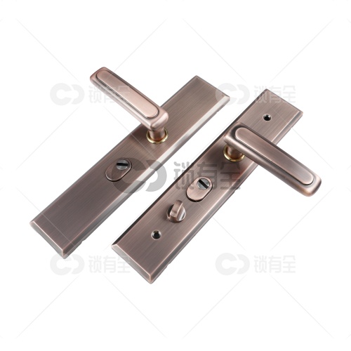 不锈钢面板-009双拉簧多功能拉手-红古铜 防盗门把手拉手执手 防盗门锁拉手 手柄