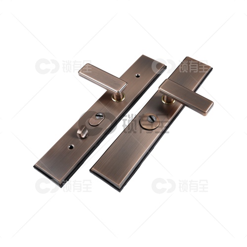 不锈钢面板-019双拉簧多功能拉手-红古铜色 防盗门把手拉手执手 防盗门锁拉手 手柄