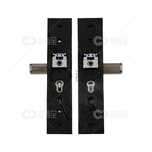 不锈钢面板-019双拉簧多功能拉手-灰色 防盗门把手拉手执手 防盗门锁拉手 手柄