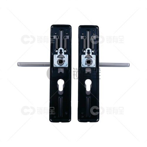 新款双拉簧室内门拉手 719-灰色-不锈钢   现货批发