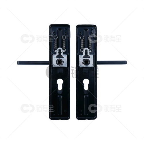 新款双拉簧室内门拉手 719-黑色-不锈钢   现货批发