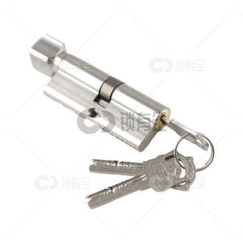 CH室内门卧室门小70锁芯 铝包芯 3把铁钥匙 安全耐用