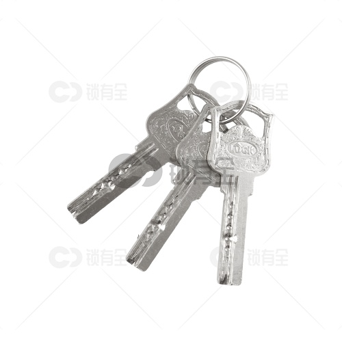 CH室内门卧室门小70锁芯 铝包芯 3把铁钥匙 安全耐用