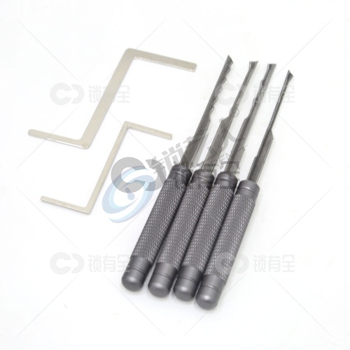 黑无敌假半圆工具 卡巴锁/月牙锁 锁匠专用工具 HUK终结改进版
