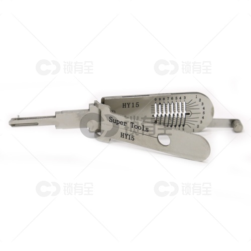 丘比特HY15现代御翔 领翔(右槽)汽车锁读齿开启二合一