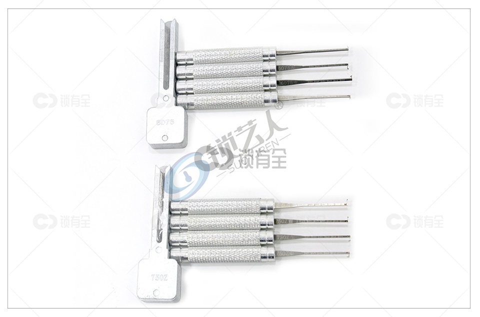 叶片锁定位读齿神钩工具 6075 750Z 叶片边柱锁测配工具