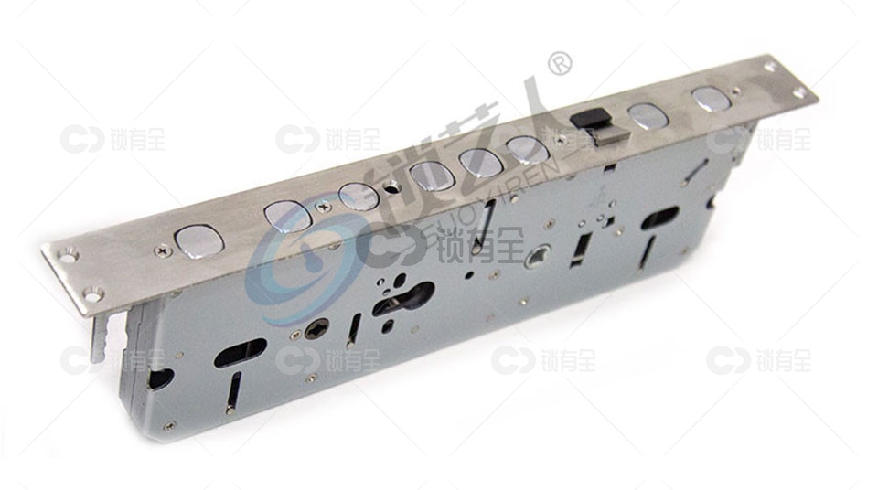 霸王 方边 双孔 多功能 防盗 不锈钢 指纹 锁体 指